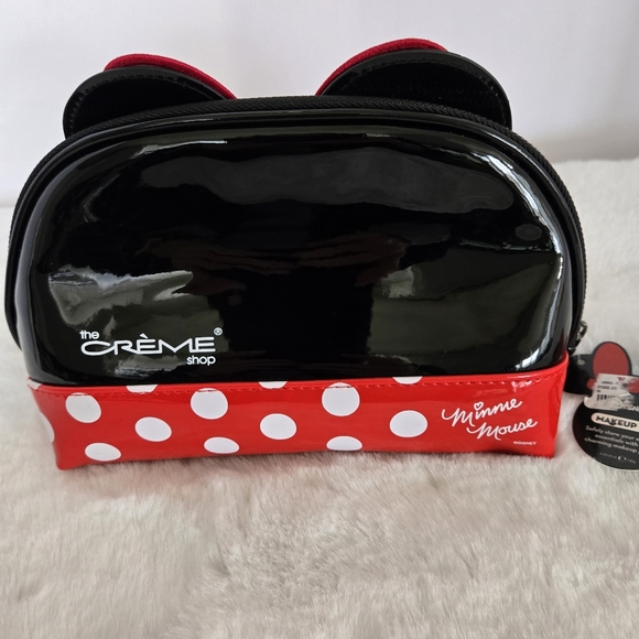 Disney Minnie Mouse Cosmetic/Makeup Bag by The Creme Shop - NWT - Picture 2 of 6